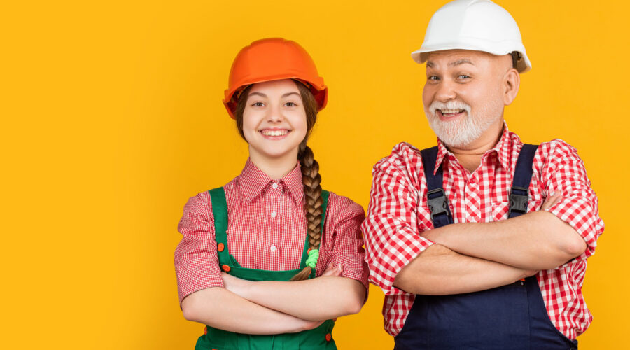 young old worker injury